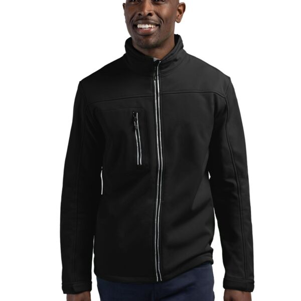 Clique Telemark Eco Stretch Softshell Full Zip Mens Jacket Thumbnail