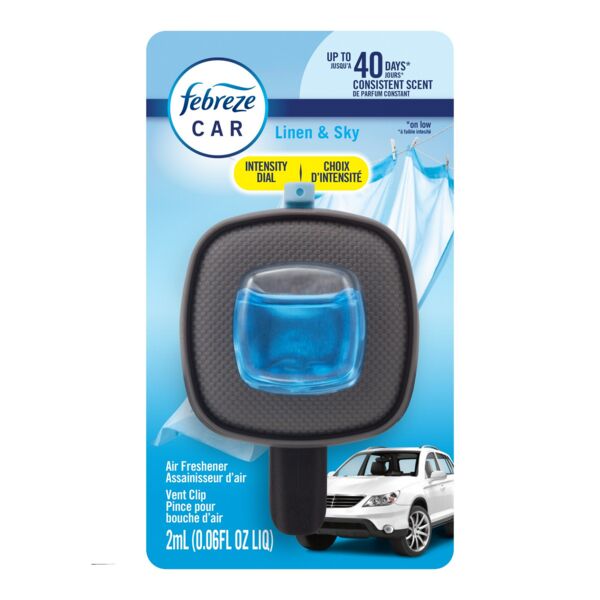 Febreze® CAR™ Vent Clip - Standard; Linen & Sky scent Thumbnail