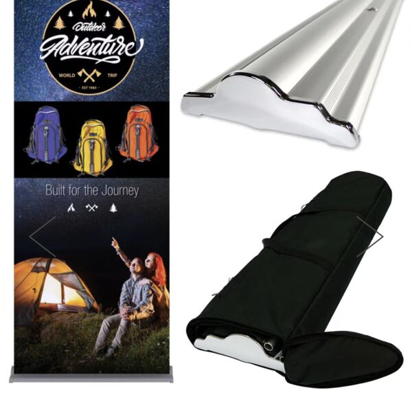 ONE CHOICE® Roll Up Banner Stands - 33.5" - Better Roll Up Thumbnail