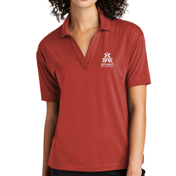 Stunt Official - Women's Stretch Jersey Polo Thumbnail