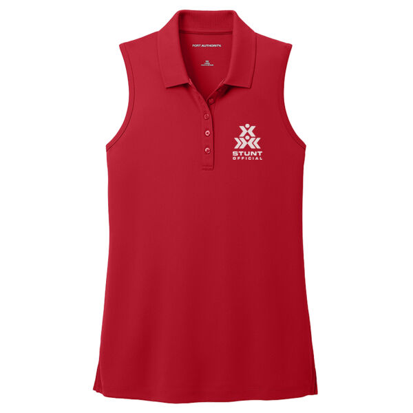 Stunt Official - Women's Dry Zone ® UV Micro Mesh Sleeveless Polo Thumbnail