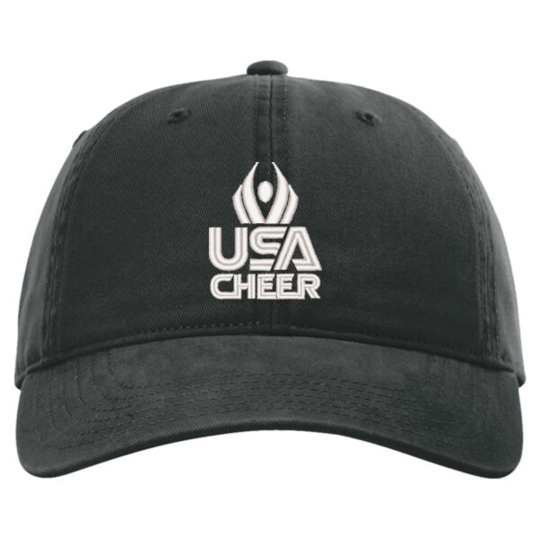  USA Cheer - Peach Twill Dad Hat Thumbnail