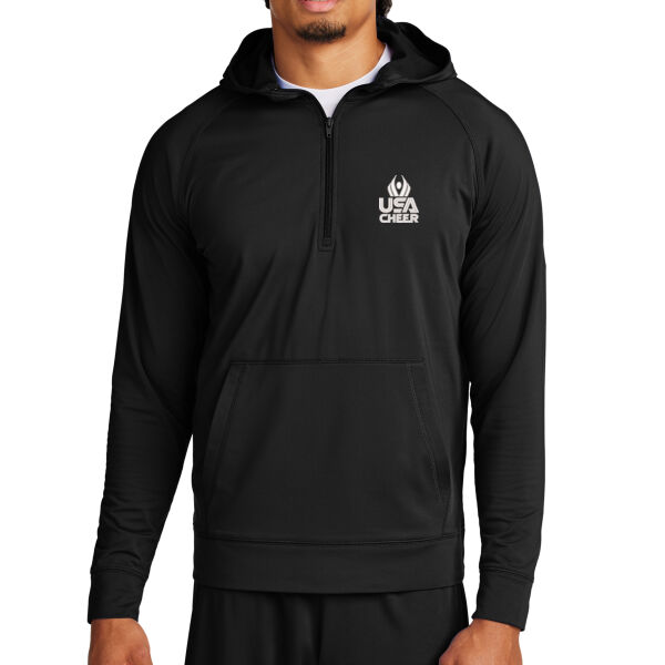  USA Cheer - Sport Wick ® Stretch 1/2 Zip Hoodie Thumbnail