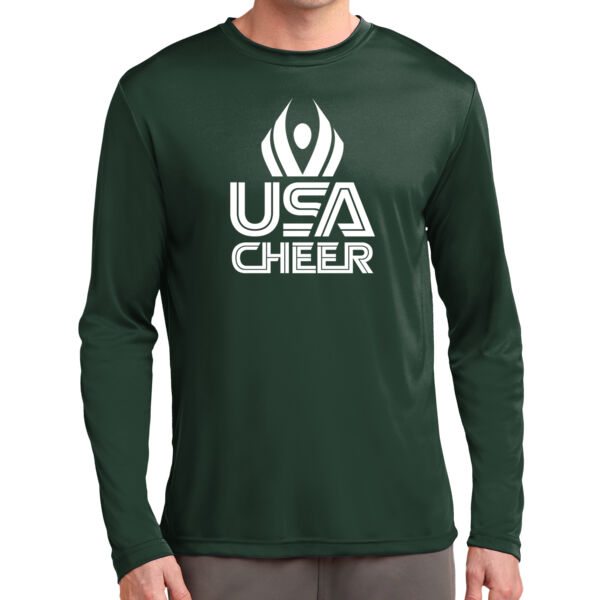 USA Cheer - Long Sleeve PosiCharge ® Competitor Tee Thumbnail