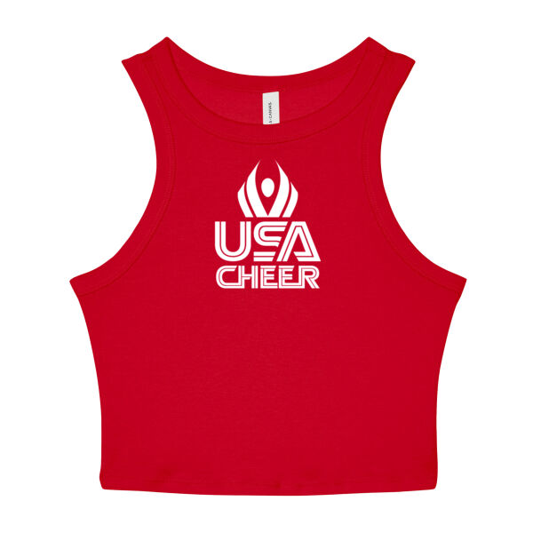 USA Cheer - Women's Micro Rib Racer Tank Thumbnail