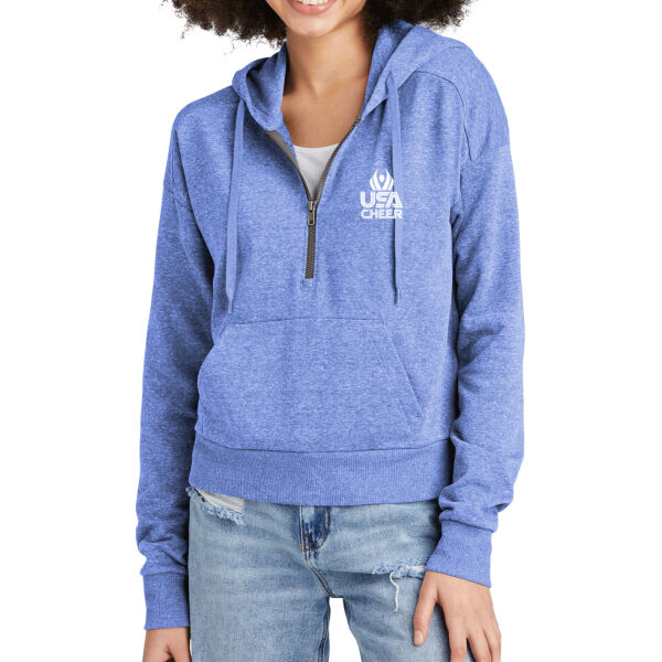USA Cheer - Women's Perfect Tri ® Fleece 1/2 Zip Pullover Thumbnail