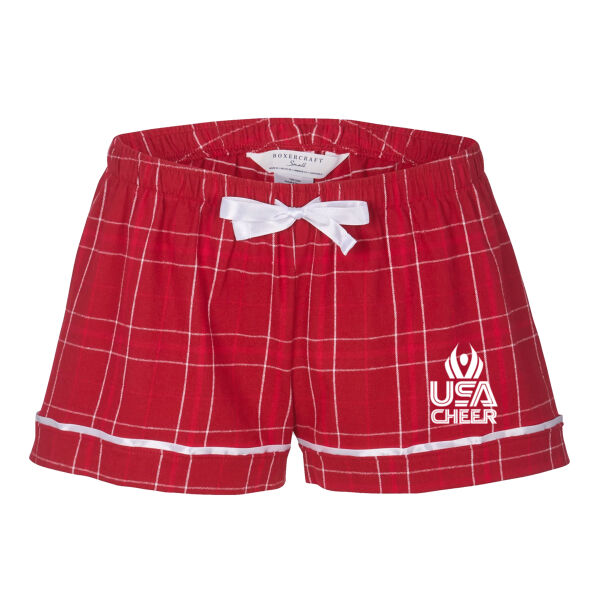 USA Cheer - Women's Flannel Shorts Thumbnail
