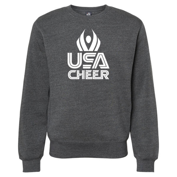 USA Cheer - Unisex Triblend Fleece Crewneck Sweatshirt Thumbnail