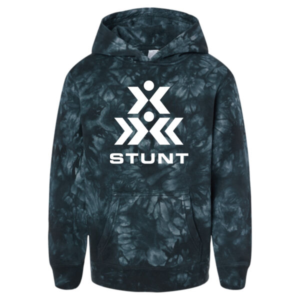 Stunt - Youth Midweight Tie-Dyed Hooded Sweatshirt Thumbnail