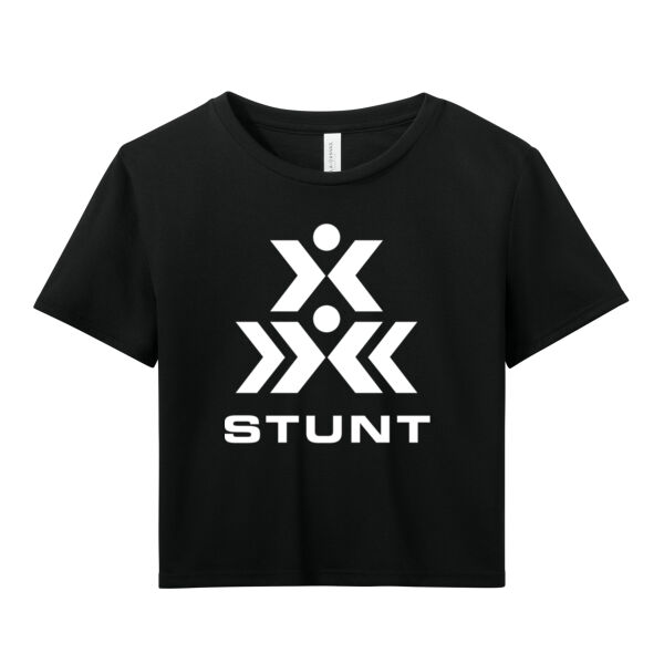 Stunt - Women's Flowy Cropped Tee Thumbnail