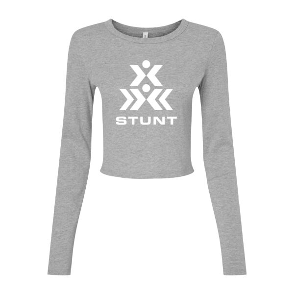 Stunt - Women's Micro Rib Long Sleeve Baby Tee Thumbnail