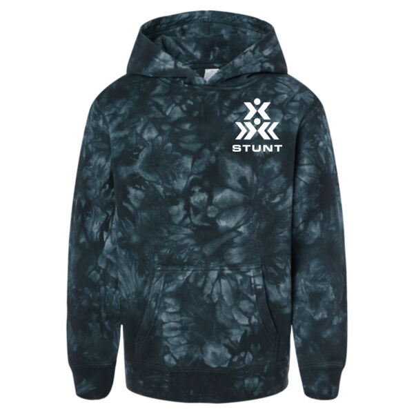 Stunt - Youth Midweight Tie-Dyed Hooded Sweatshirt Thumbnail