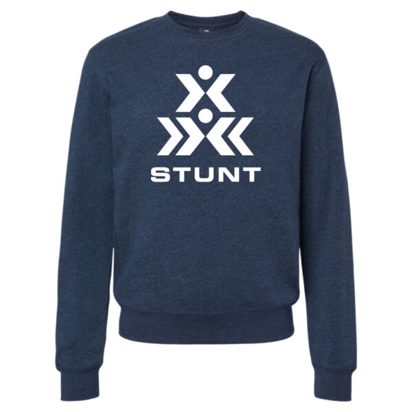 Stunt - Unisex Triblend Fleece Crewneck Sweatshirt Thumbnail