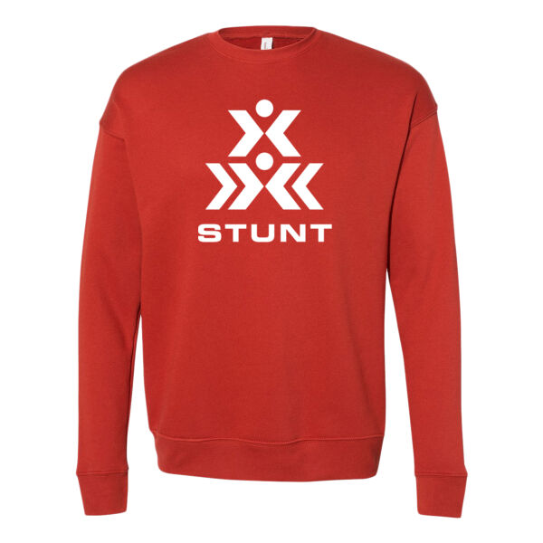 Stunt - Unisex Sponge Fleece Drop Shoulder Crewneck Sweatshirt Thumbnail
