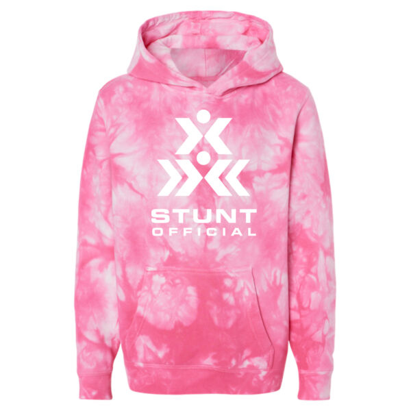 Stunt Official  - Youth Midweight Tie-Dyed Hooded Sweatshirt Thumbnail