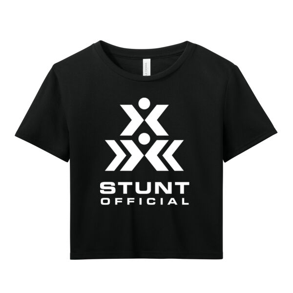 Stunt Official  - Women's Flowy Cropped Tee Thumbnail