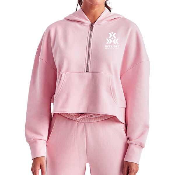 Stunt Official  - Women's Alice Half-Zip Hooded Sweatshirt Thumbnail