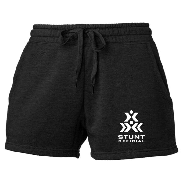 Stunt Official  - Women’s Lightweight California Wave Wash Fleece Shorts Thumbnail