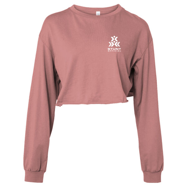 Stunt Official  - Women's FWD Fashion Crop Long Sleeve Tee Thumbnail