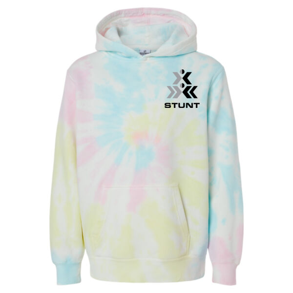 Stunt - Youth Midweight Tie-Dyed Hooded Sweatshirt Thumbnail