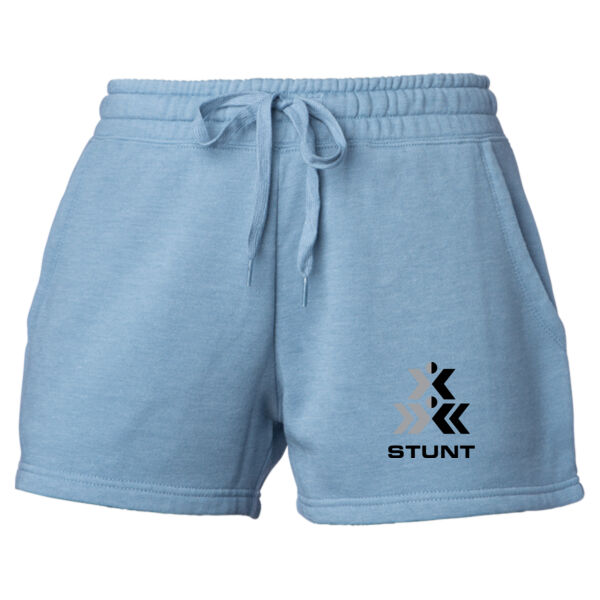 Stunt - Women’s Lightweight California Wave Wash Fleece Shorts Thumbnail