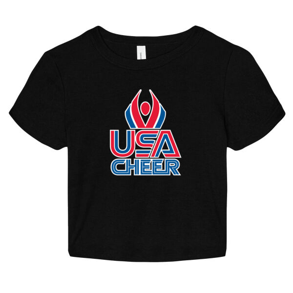 USA Cheer - Women's Micro Rib Baby Tee Thumbnail