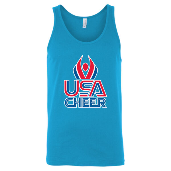USA Cheer - Unisex Heather CVC Tank Thumbnail