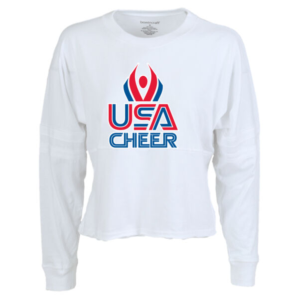 USA Cheer - Women's Crop Retro Jesery Thumbnail