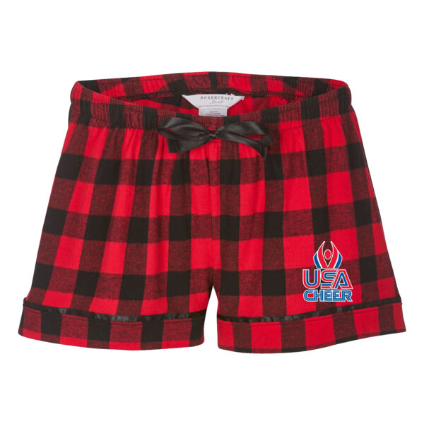 USA Cheer - Women's Flannel Shorts Thumbnail
