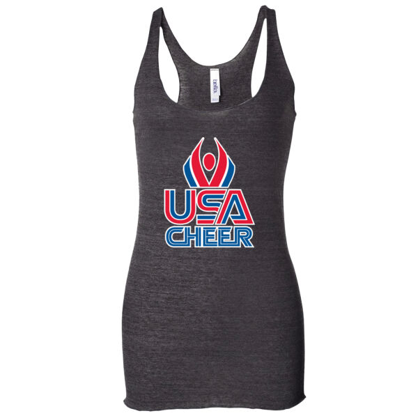 USA Cheer - Women's Triblend Racerback Tank Thumbnail