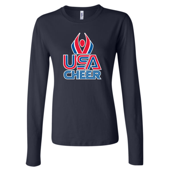 USA Cheer - Women’s Jersey Long Sleeve Tee Thumbnail