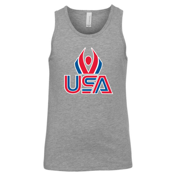 USA Wings - Youth Heather CVC Tank Thumbnail