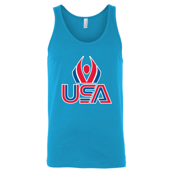 USA Wings - Unisex Heather CVC Tank Thumbnail