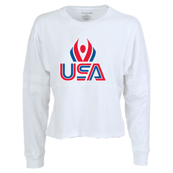 USA Wings - Women's Crop Retro Jesery Thumbnail