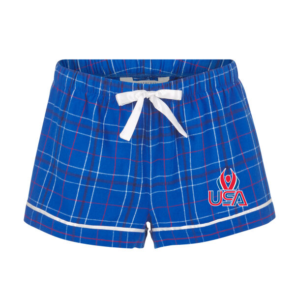 USA Wings - Women's Flannel Shorts Thumbnail