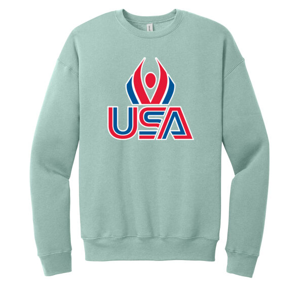 USA Wings - Unisex Sponge Fleece Drop Shoulder Sweatshirt Thumbnail