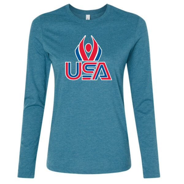 USA Wings - Women’s Jersey Long Sleeve Tee Thumbnail