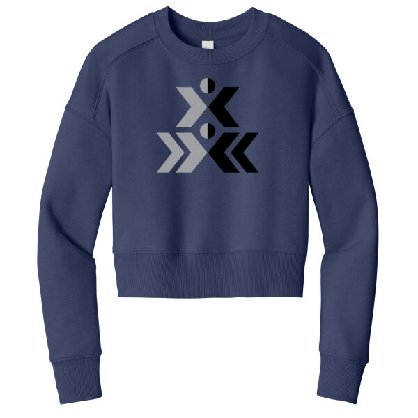   - Women's Perfect Weight ® Fleece Cropped Crew Thumbnail