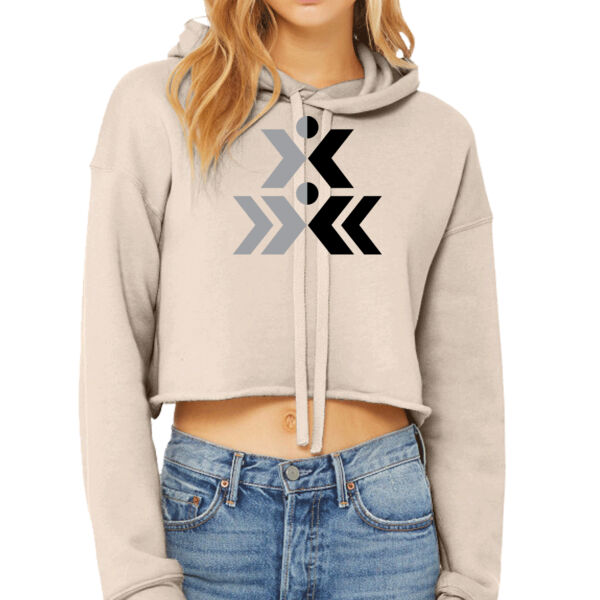   - Women's Sponge Fleece Cropped Fleece Hoodie Thumbnail