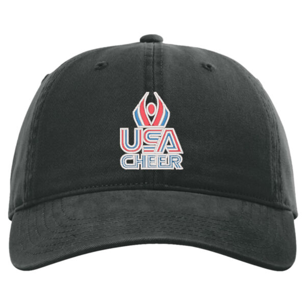 USA Cheer - Peach Twill Dad Hat Thumbnail