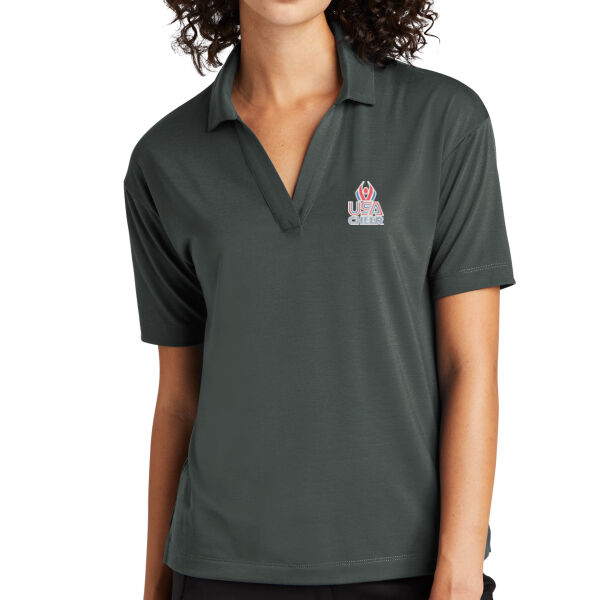 USA Cheer - Women's Stretch Jersey Polo Thumbnail