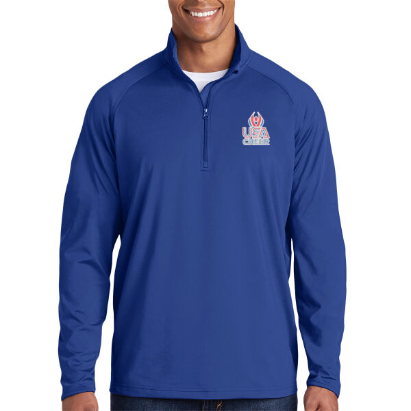 USA Cheer - Sport Wick ® Stretch 1/4 Zip Pullover Thumbnail