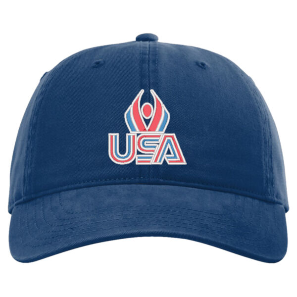 USA Wings - Peach Twill Dad Hat Thumbnail