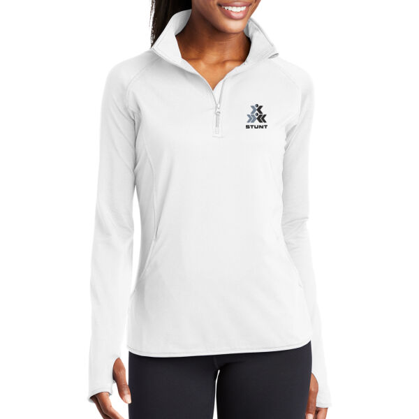 Stunt - Women's Sport Wick ® Stretch 1/4 Zip Pullover Thumbnail