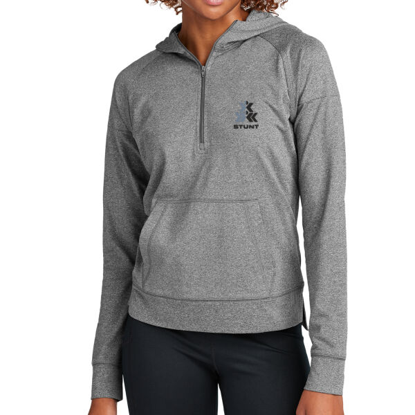 Stunt - Women's Sport Wick ® Stretch 1/2 Zip Hoodie Thumbnail