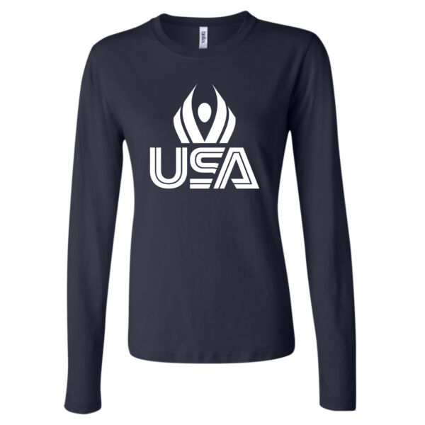USA Wings - Women’s Jersey Long Sleeve Tee Thumbnail