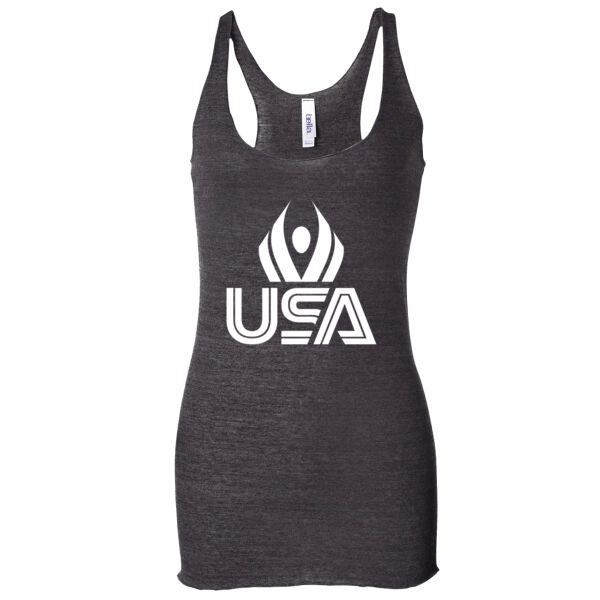 USA Wings - Women's Triblend Racerback Tank Thumbnail
