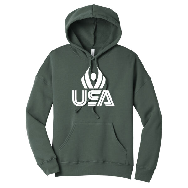 USA Wings - Unisex Sponge Fleece Pullover DTM Hoodie Thumbnail