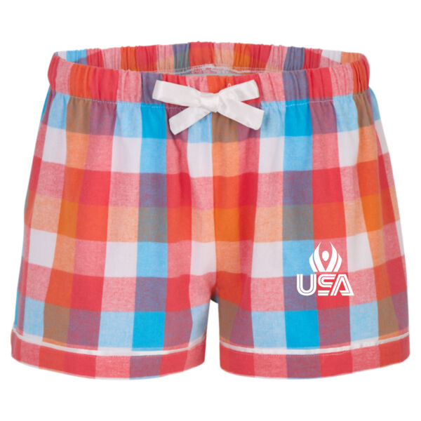 USA Wings - Women's Flannel Shorts Thumbnail