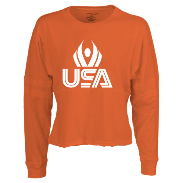 USA Wings - Women's Crop Retro Jesery Thumbnail